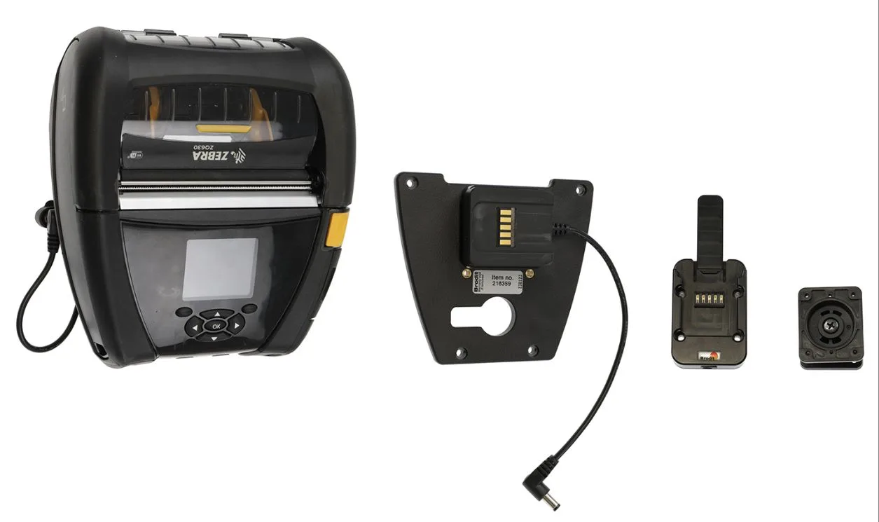 Support Brodit Zebra ZQ630 Plus avec bloc coulissant - 216359