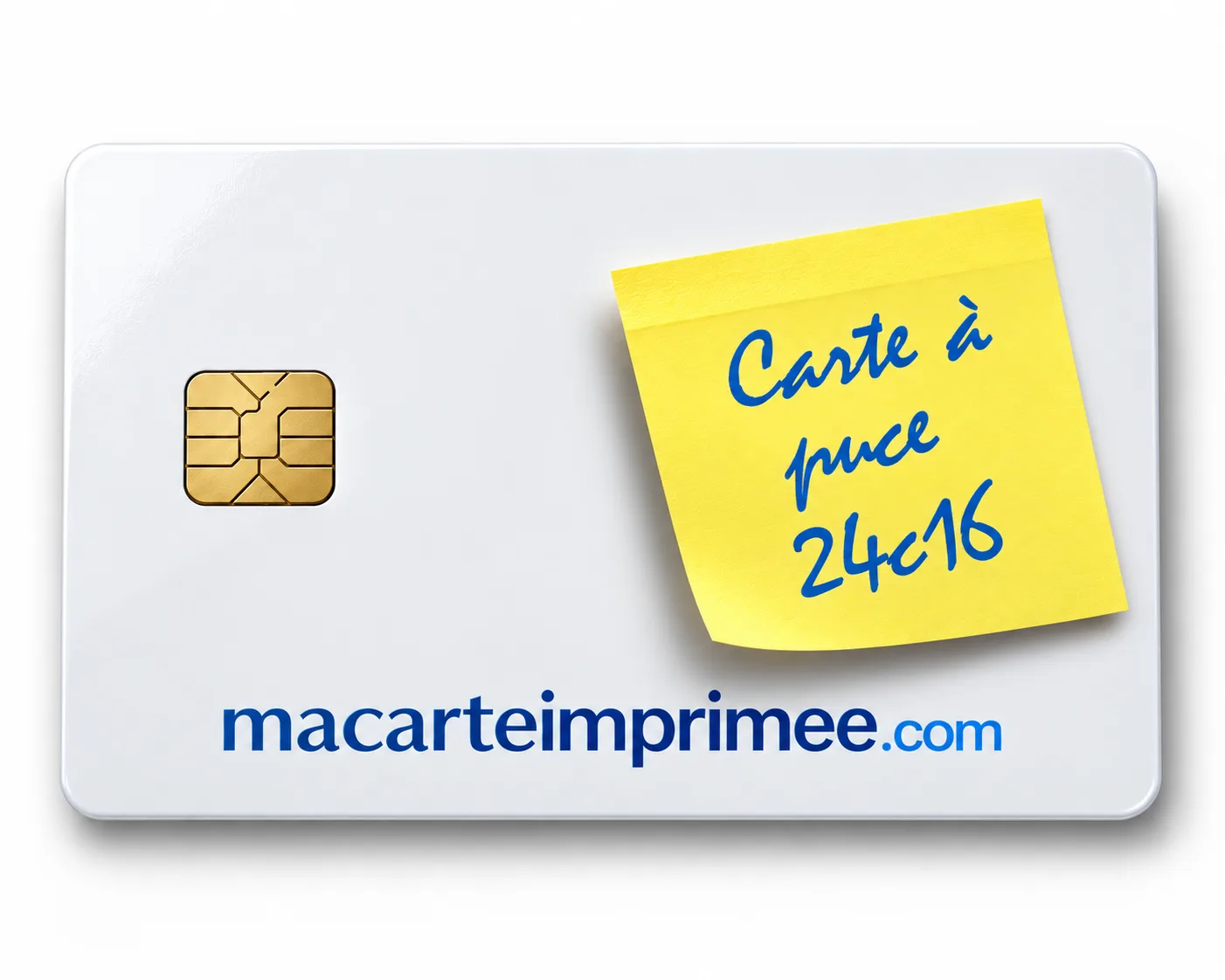 Cartes à puce 24C16 à contact – 0,82 mm – lot de 100 — accessoire MaCarteImprimee