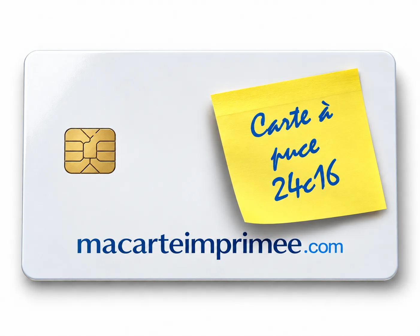 Cartes à puce 24C16 à contact – 0,82 mm – lot de 500