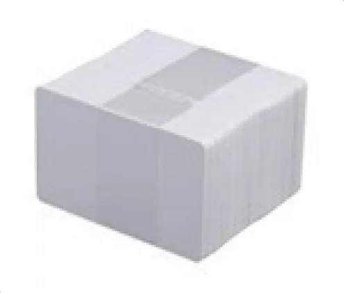 Carte PVC Blanche Evolis High Trust C4002 - Lot de 500