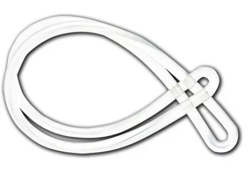 AC213-CL - Boucle de Bagage en Plastique Transparent - Pack de 100