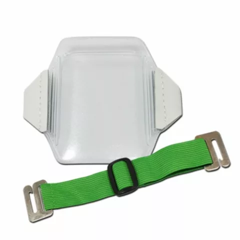 Porte-badge brassard format vertical vert - Lot de 100