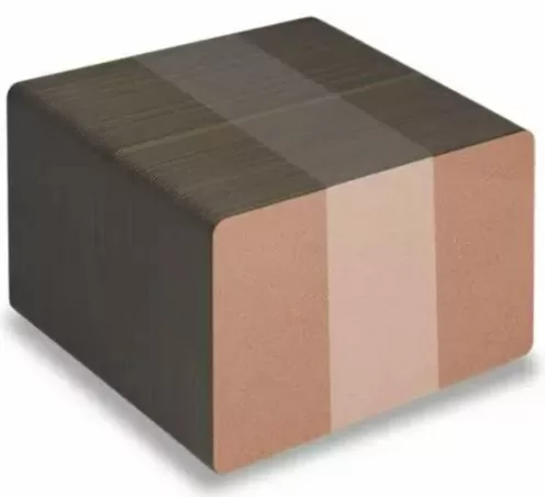 Cartes PVC Ingenia bronze métallisé CR80 0,76 mm – lot de 100