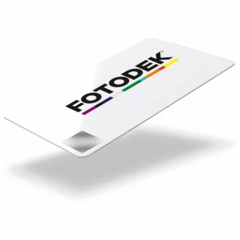 HP6-76-SI-A FOTODEK ‘ICE’ Holographic silver Holopatch ID Card - HP6-76-SI-A - Pack of 100
