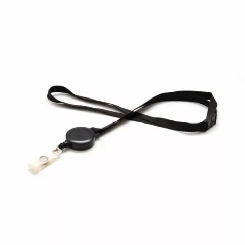 1437100 - Tour de cou plat Noir roi Zipcord