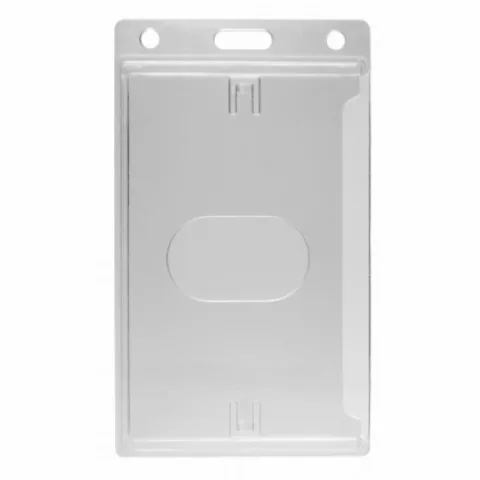 1451006 - Porte-badge dépoli double face 86x54 Vertical