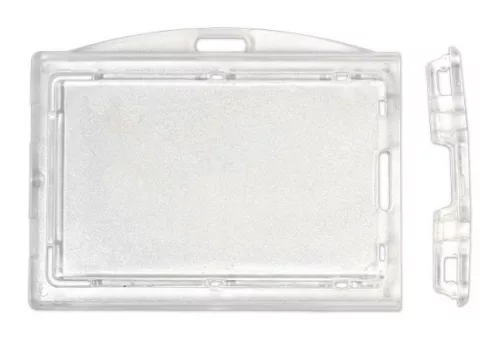 1454280 - Porte-badge sécuritaire pour 2 cartes - Horizontal ou Vertical