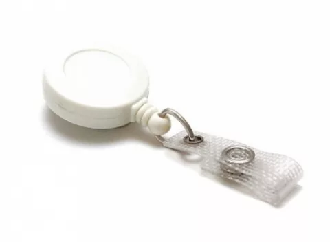 1460041 -  Zip Enrouleur Blanc avec Attache renforcée