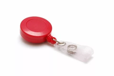 1460043  - Zip Enrouleur Rouge Avec Attache renforcée