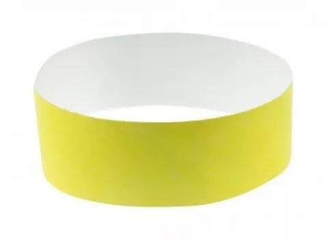 1474243 - Bracelet papier Jaune indéchirable Tyvek 25 mm